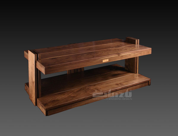 SWAV-2AL(Pure wood double  shelves A / V cabinet(SWAV-2AL))