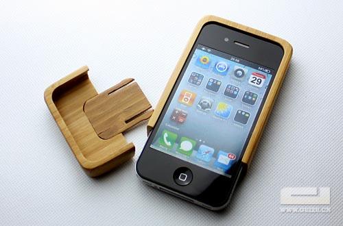 竹制iPhone4手机保护壳